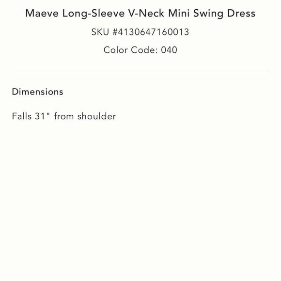 Maeve Anthropologie Floral Print Mini Swing Dress in Blue - Picture 5 of 9